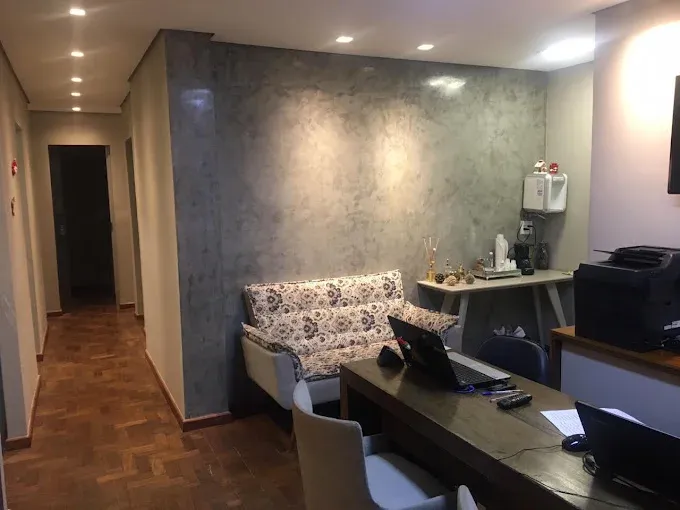 Recepção do escritório Porto e Coelho Advogados, no Centro de Belo Horizonte